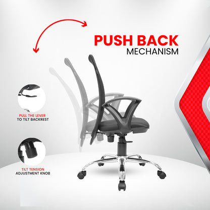 Durasit L Medium Back chair Workstation chairs - makemychairs