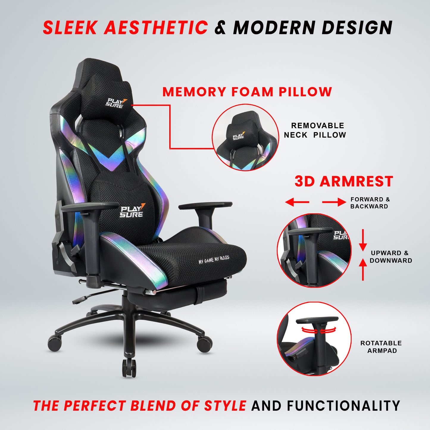 HyperX Gaming Chair Gaming Chairs - makemychairs