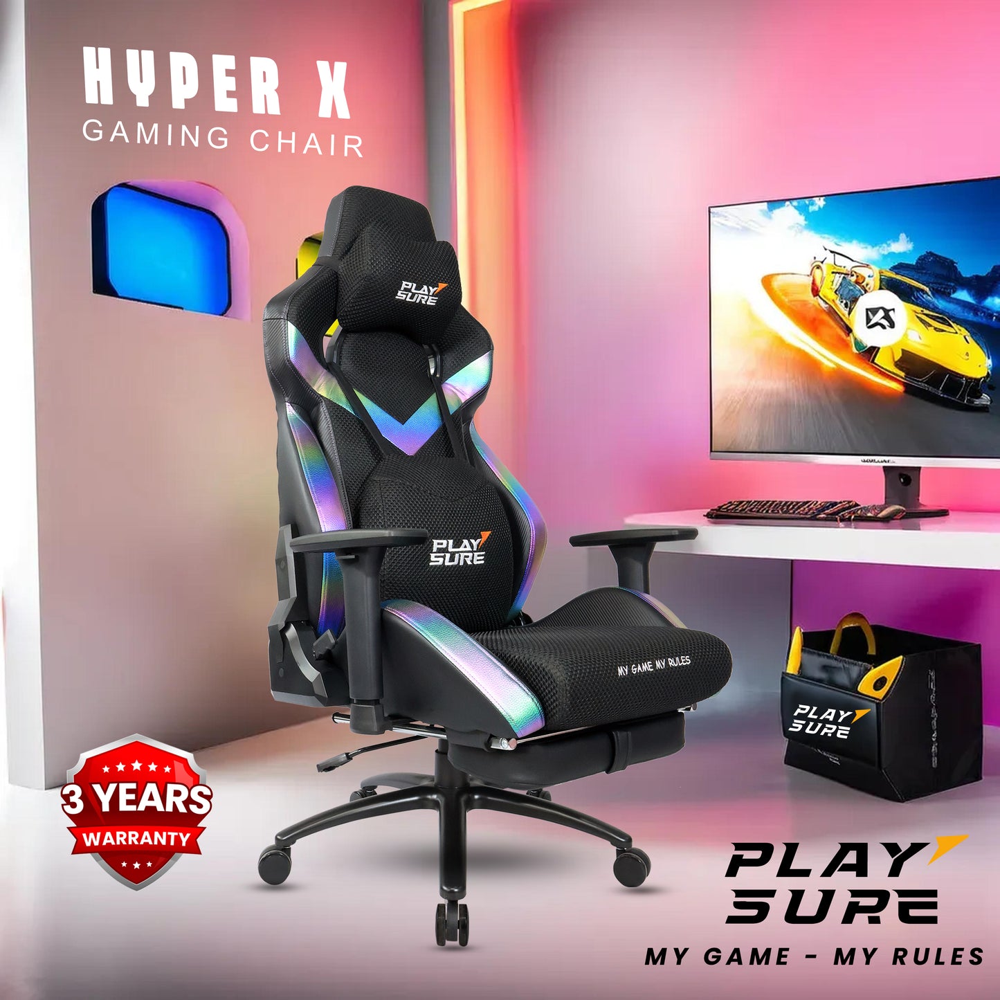 HyperX Gaming Chair Gaming Chairs - makemychairs