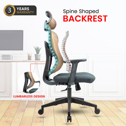 Lumbarc High Back Chair Executive Chairs - makemychairs