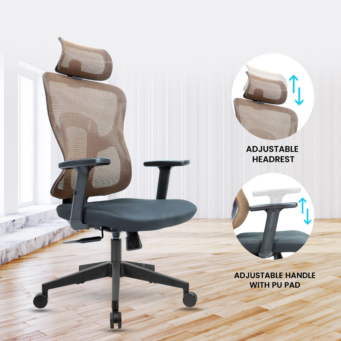 Lumbarc High Back Chair Executive Chairs - makemychairs