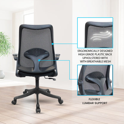 Dolphin Medium Back Chair Workstation chairs - makemychairs