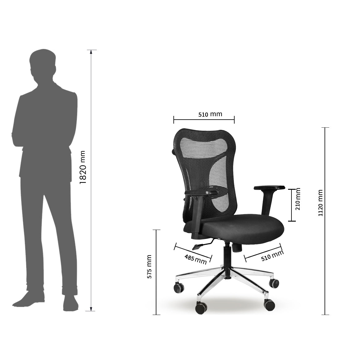 Optimus Eco Chair Workstation chairs - makemychairs