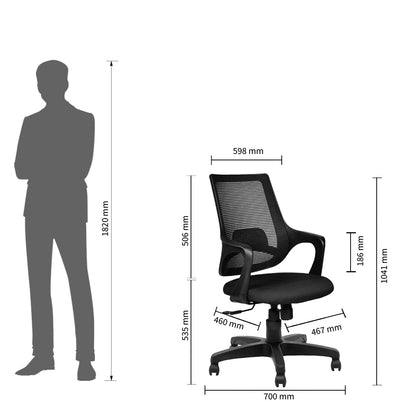 Pyrus Mesh Back Chair Workstation chairs - makemychairs