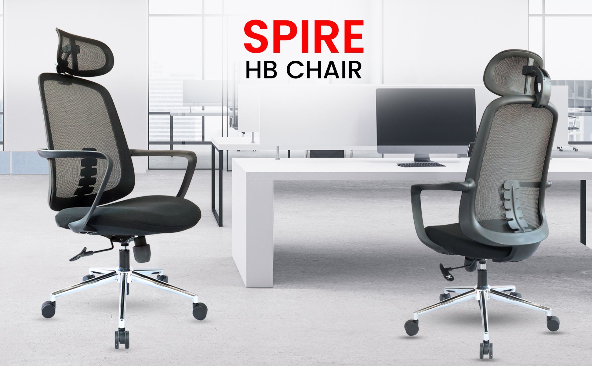 Spire High Back Chair Executive Chairs, Confrence room chairs, - makemychairs