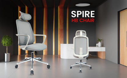 Spire High Back Chair Executive Chairs, Confrence room chairs, - makemychairs