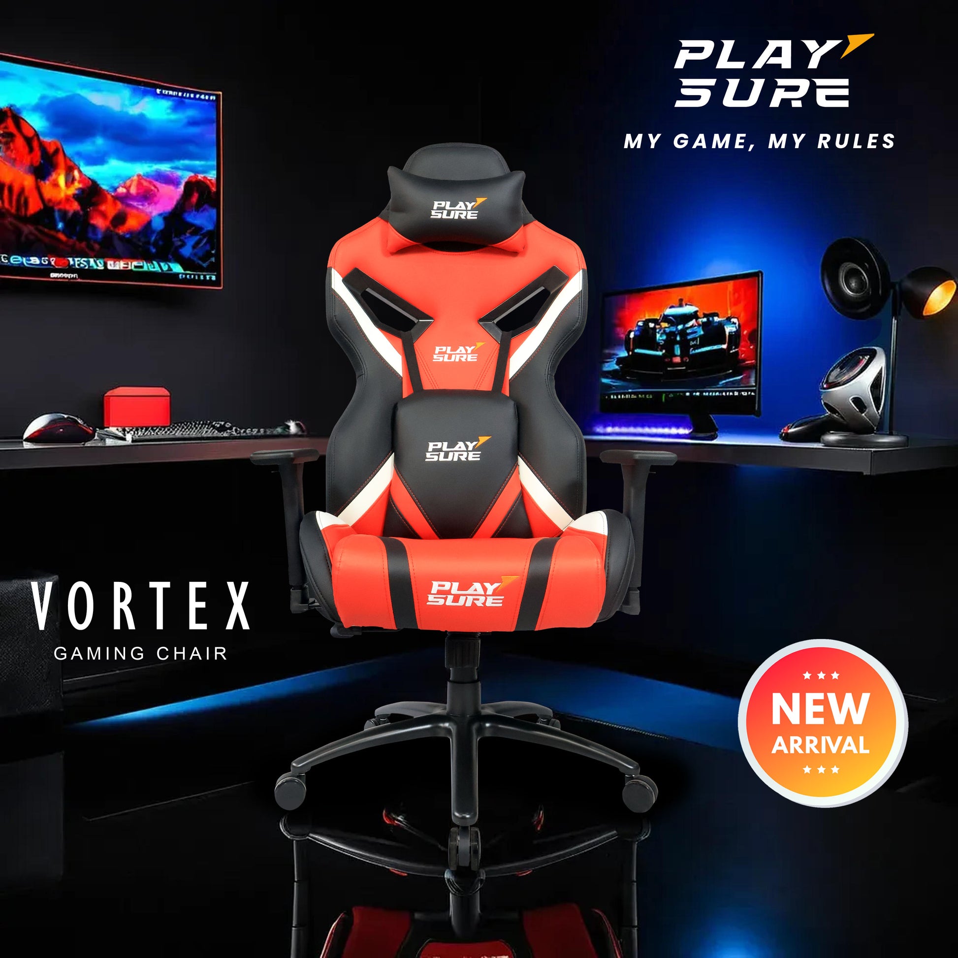 Vortex Gaming Chair Gaming Chairs - makemychairs