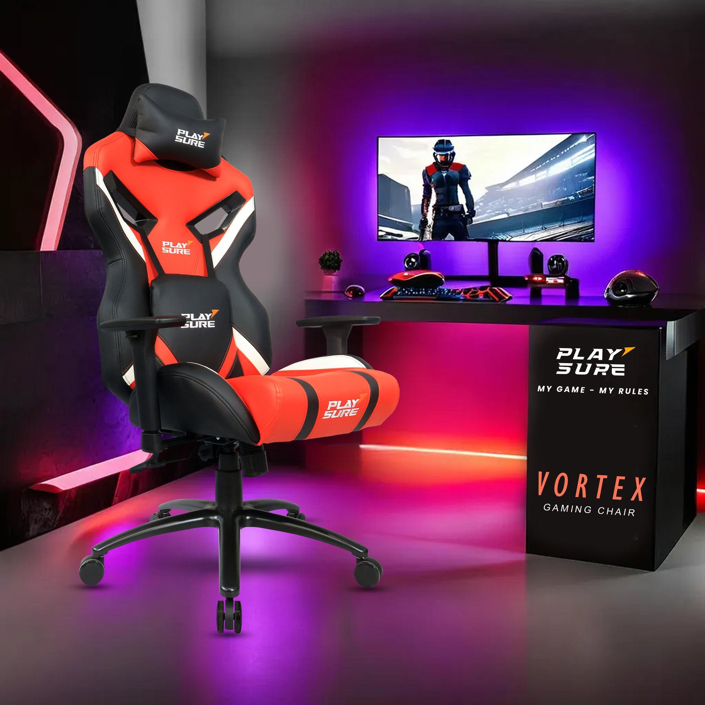 Vortex Gaming Chair Gaming Chairs - makemychairs