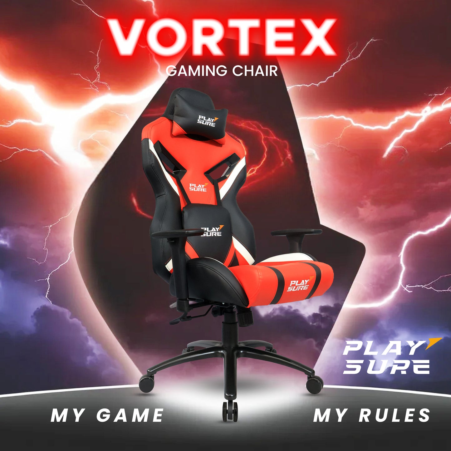 Vortex Gaming Chair Gaming Chairs - makemychairs