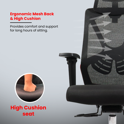 Squad - Gladiator High Back Chair Executive Chairs - makemychairs