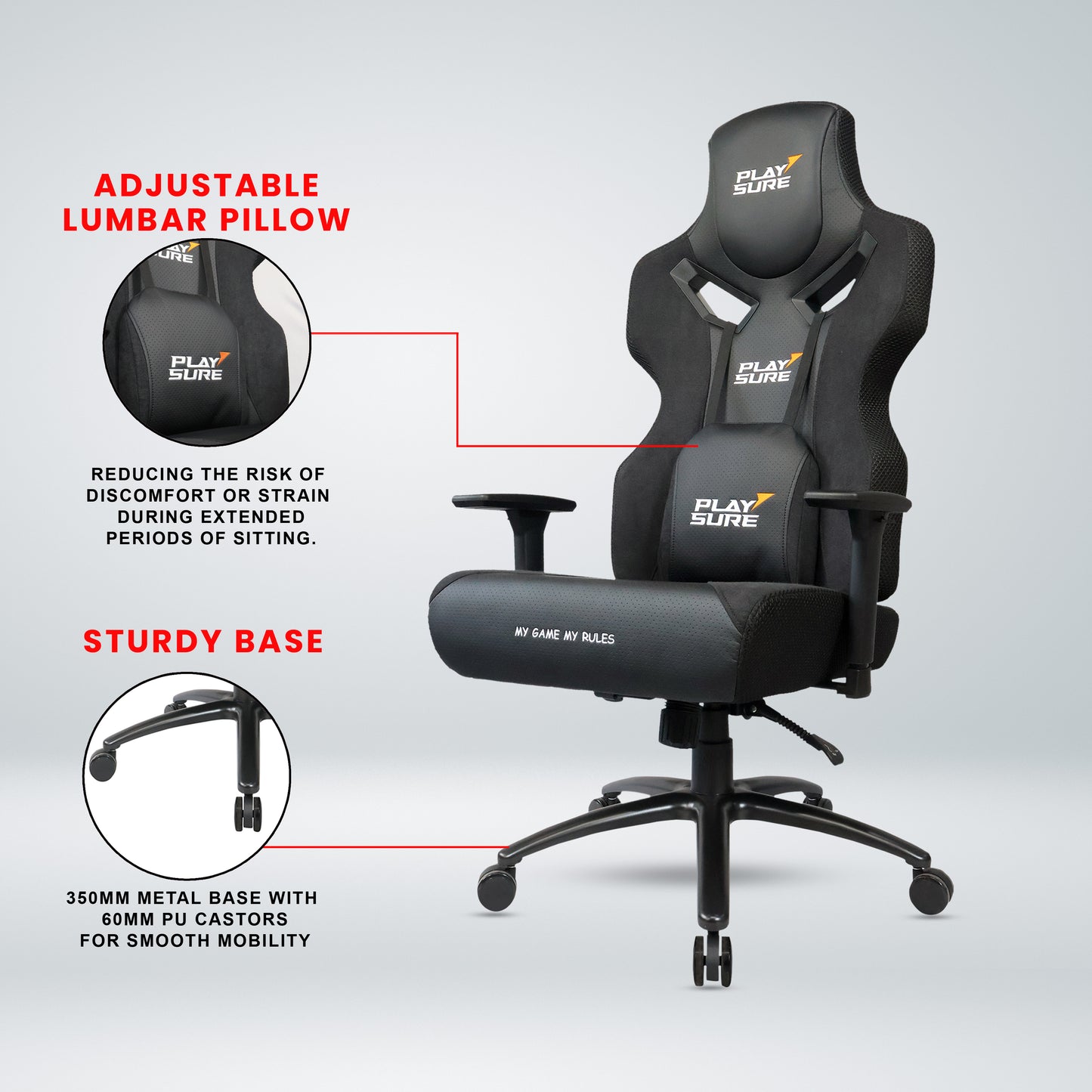 Phantom Gaming Chair Gaming Chairs - makemychairs