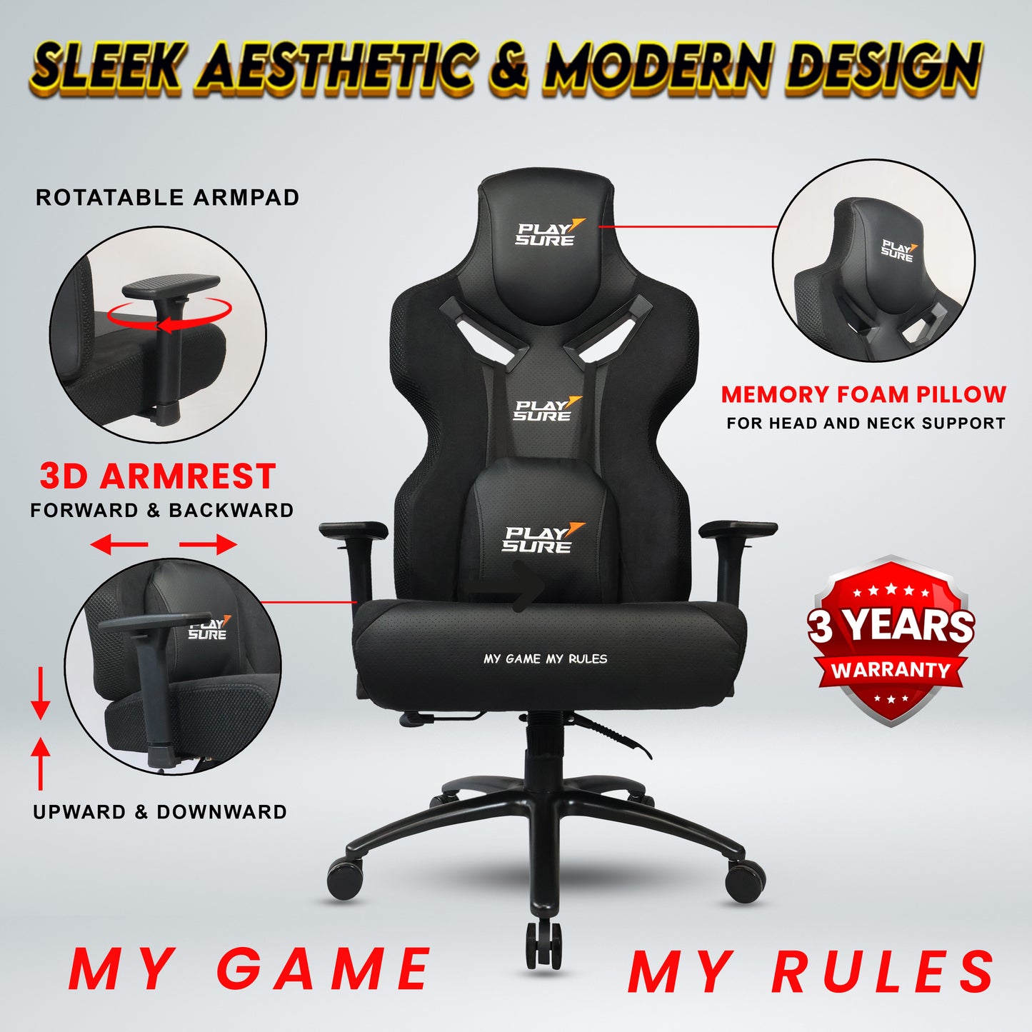 Phantom Gaming Chair Gaming Chairs - makemychairs