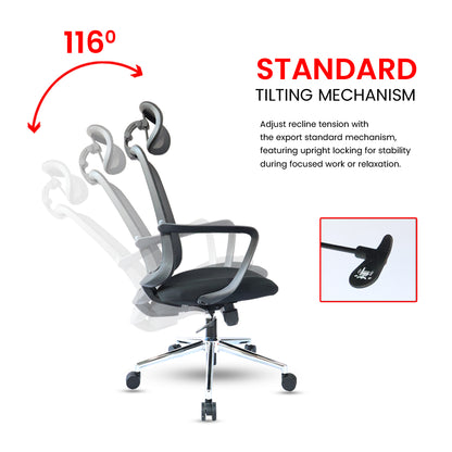 Spire High Back Chair Executive Chairs, Confrence room chairs, - makemychairs