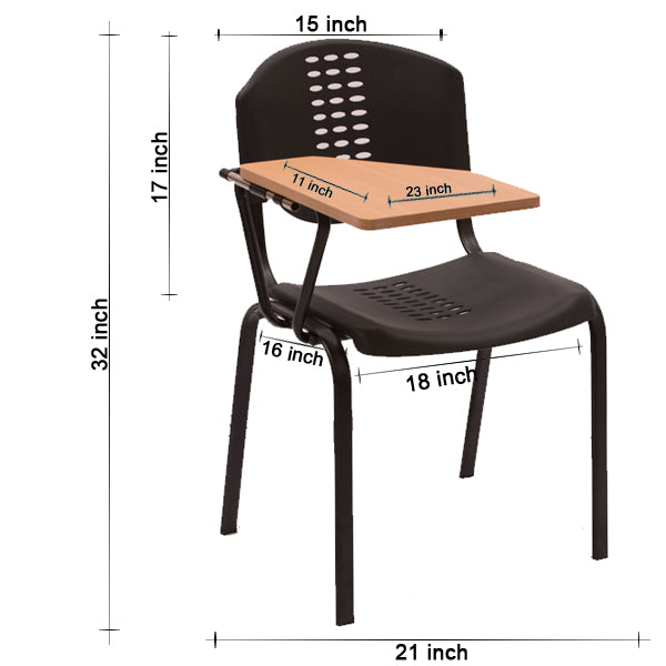 Classmate Half Writing Pad Chair Training Chairs - makemychairs