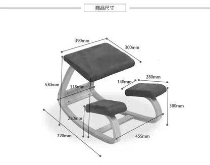 Ergo Kneeling chair Office Chairs - makemychairs